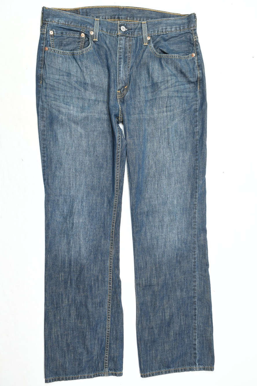 Levis 527 Boot Cut Jeans Mens 36x34 (36x33) Blue Standard Fit 5-Pockets Denim